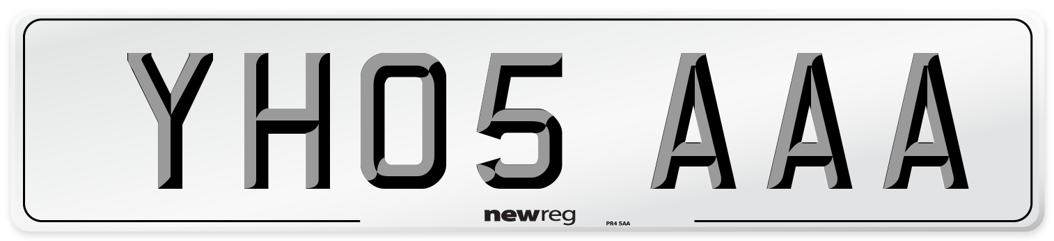 YH05 AAA Number Plate from New Reg